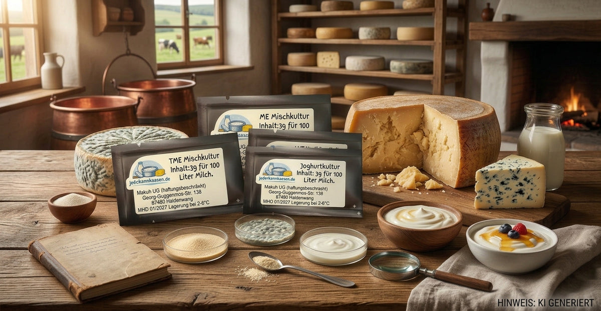 Käse und Reifungskulturen Jederkannkaesen Profi