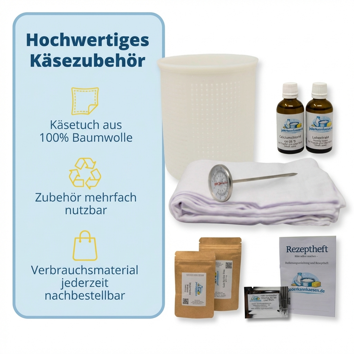 Käse selber machen Set zum Käse selber herstellen