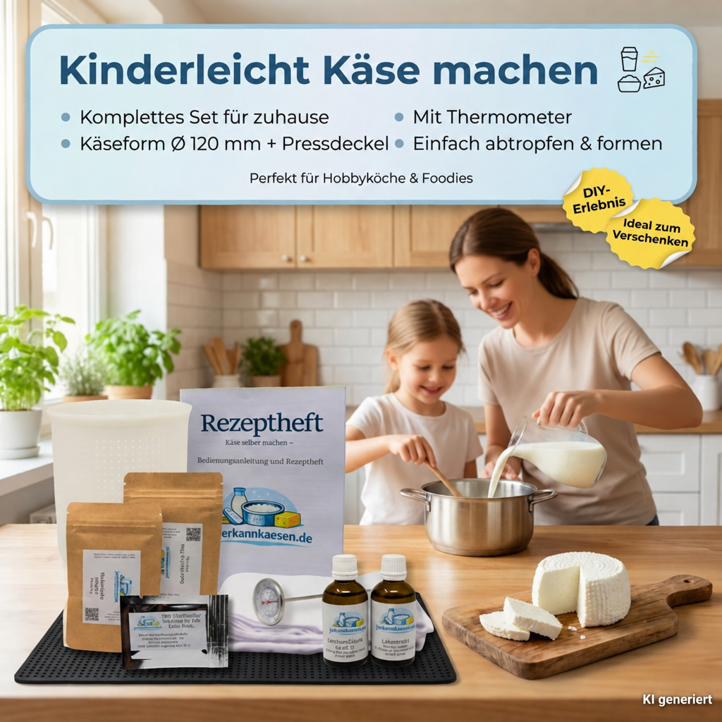 Kinderleicht Käse selber machen