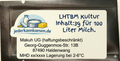 LHTBM Kultur Hartkäse Kultur