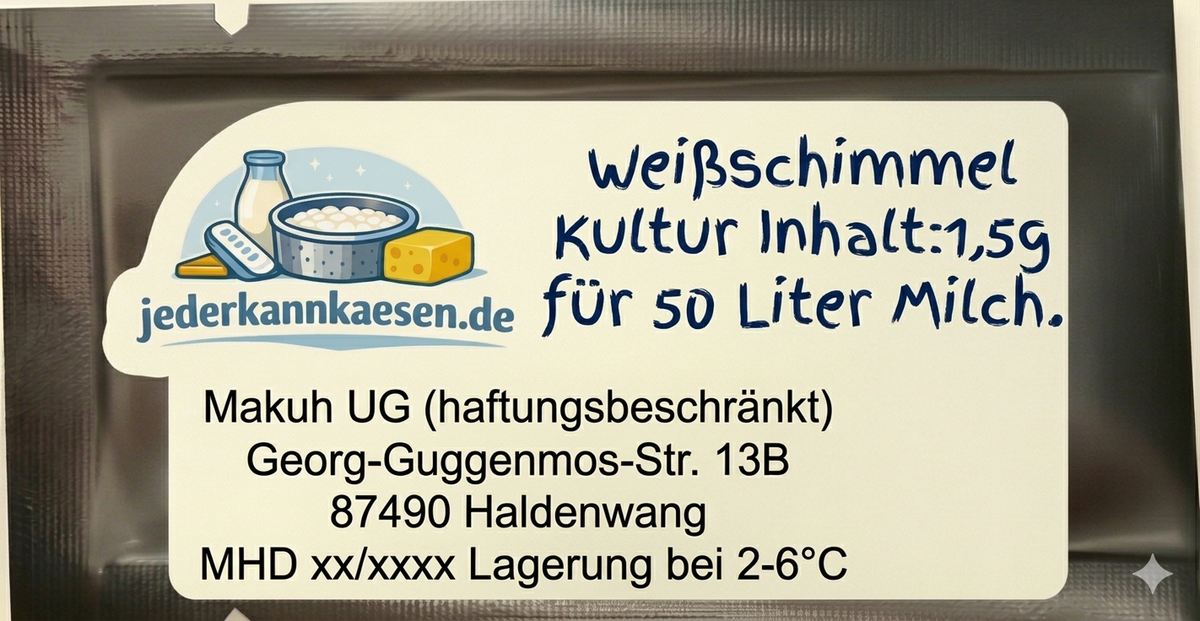 PC Weißschimmelkultur für Camenbert