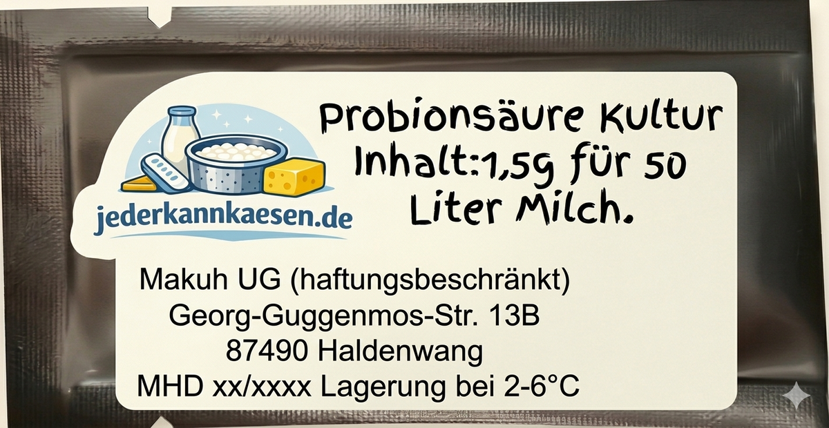 Probionsäurekultur Appenzeller Emmentaler selber machen