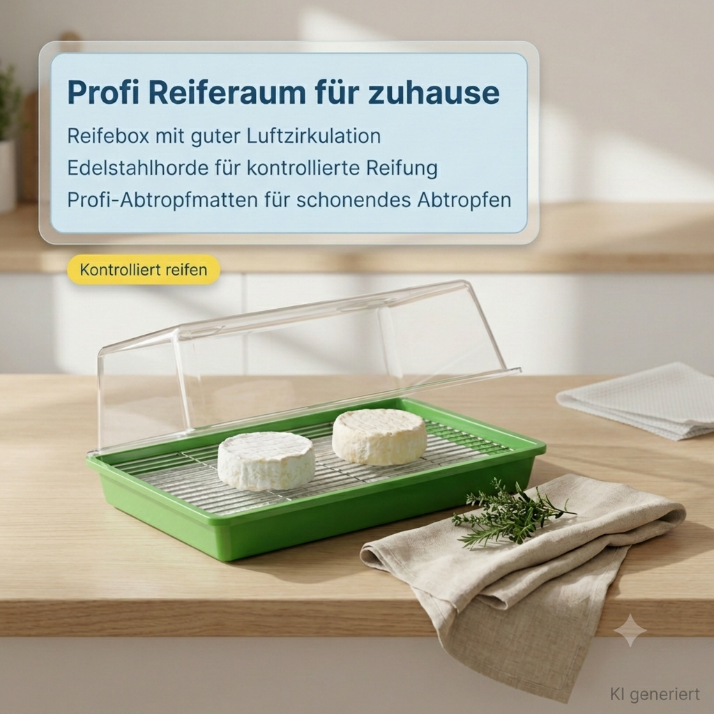 Profi Käse selber machen Reiferaum für Käse