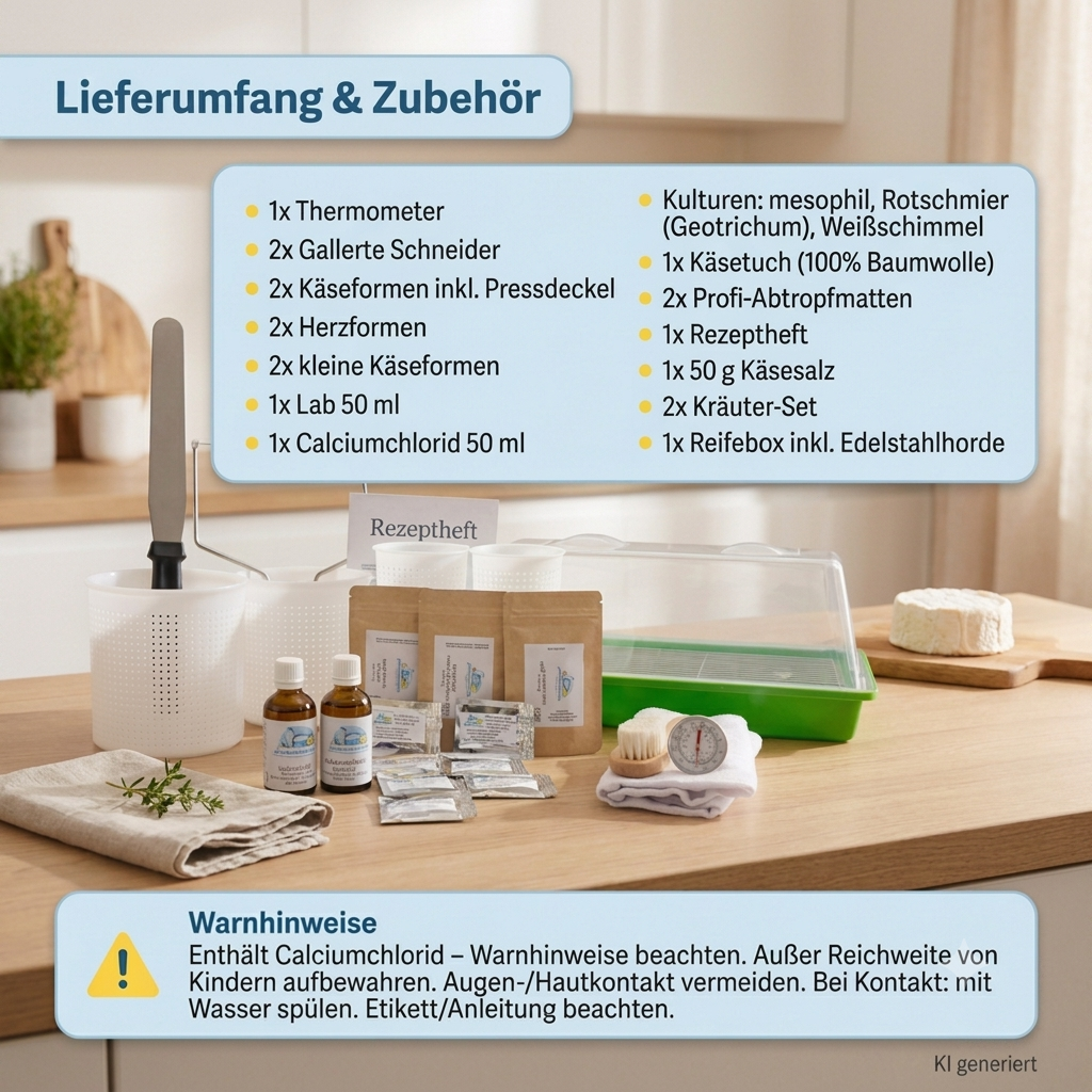Profi Käseherstellung Starter Set XXL
