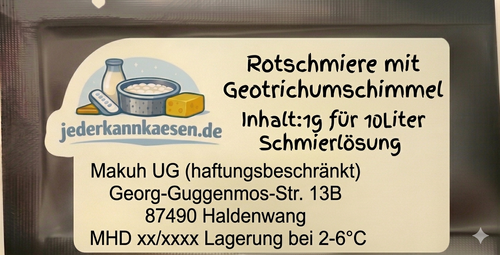 Rotschmier mit Geotrichumschimmel ofenkäse selber machen