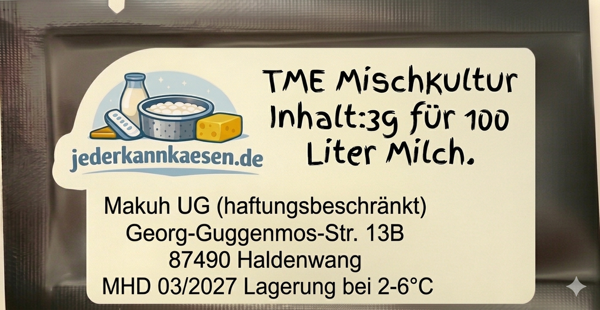 TME kultur für Weich- und Schnittkäse