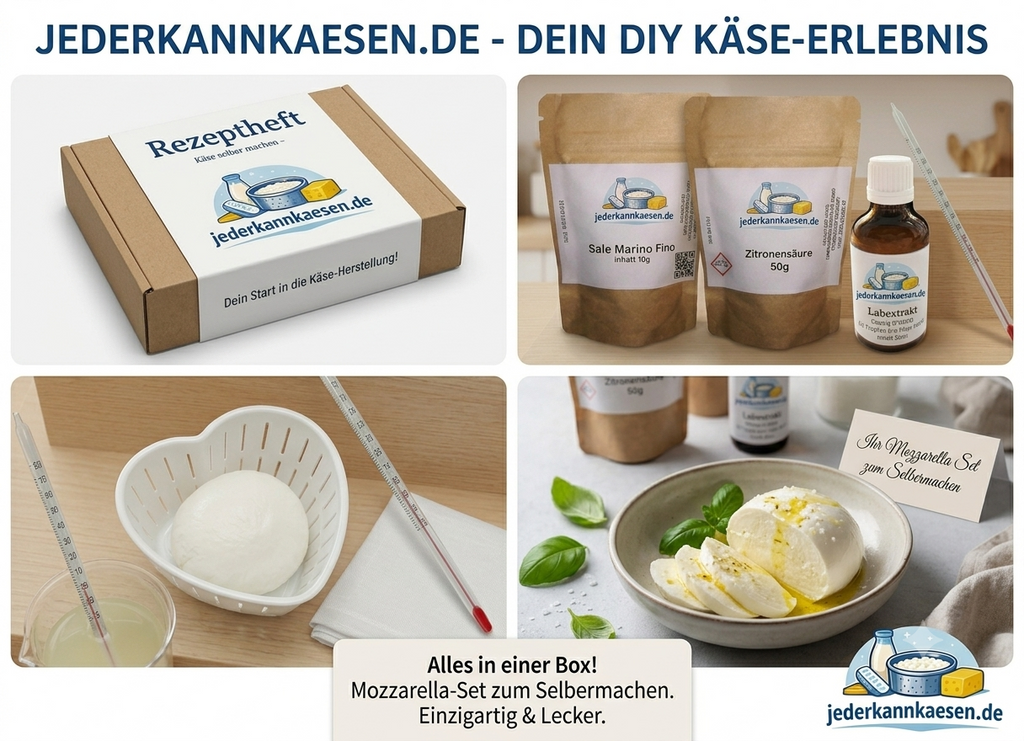 Käse selber machen Mozzarella herstellen